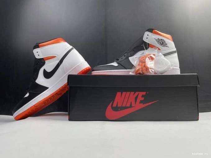 Rep MAX 555088-180 Orange 1 Air High Retro Electro Jordan 0812